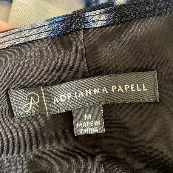 Adrianna Papell tie die blue dress perfect - Picture 9 of 9